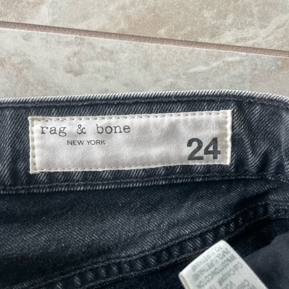 Rag & Bone Grey Skinny Jeans size 24 - Picture 6 of 7